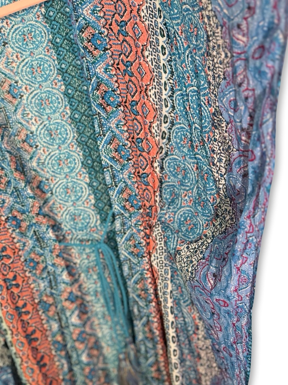 lovestitch floor length caftan Resortwear swimsuit beach pool cover up - Picture 6 of 12